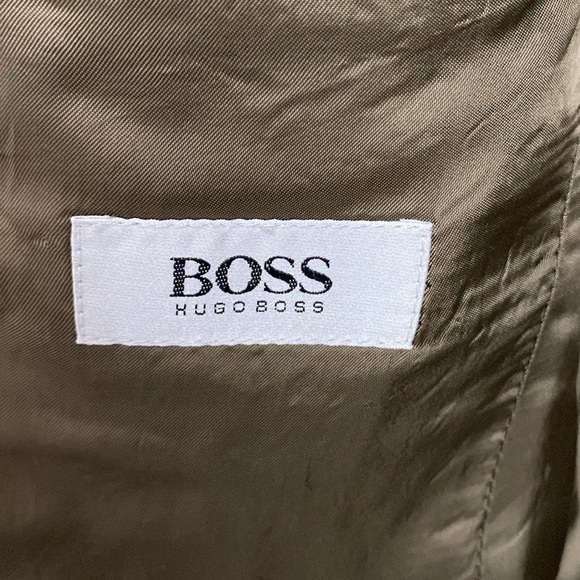 Hugo Boss Brown Checkered Blazer - Picture 2 of 6